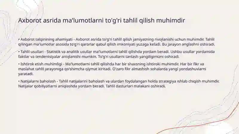 Axborot asriga kirish 3