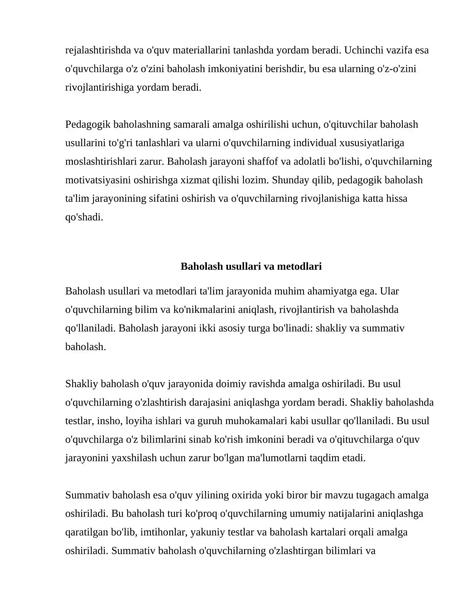 PEDAGOGIK BAHOLASHNI AMALGA OSHIRISH JARAYONI 3