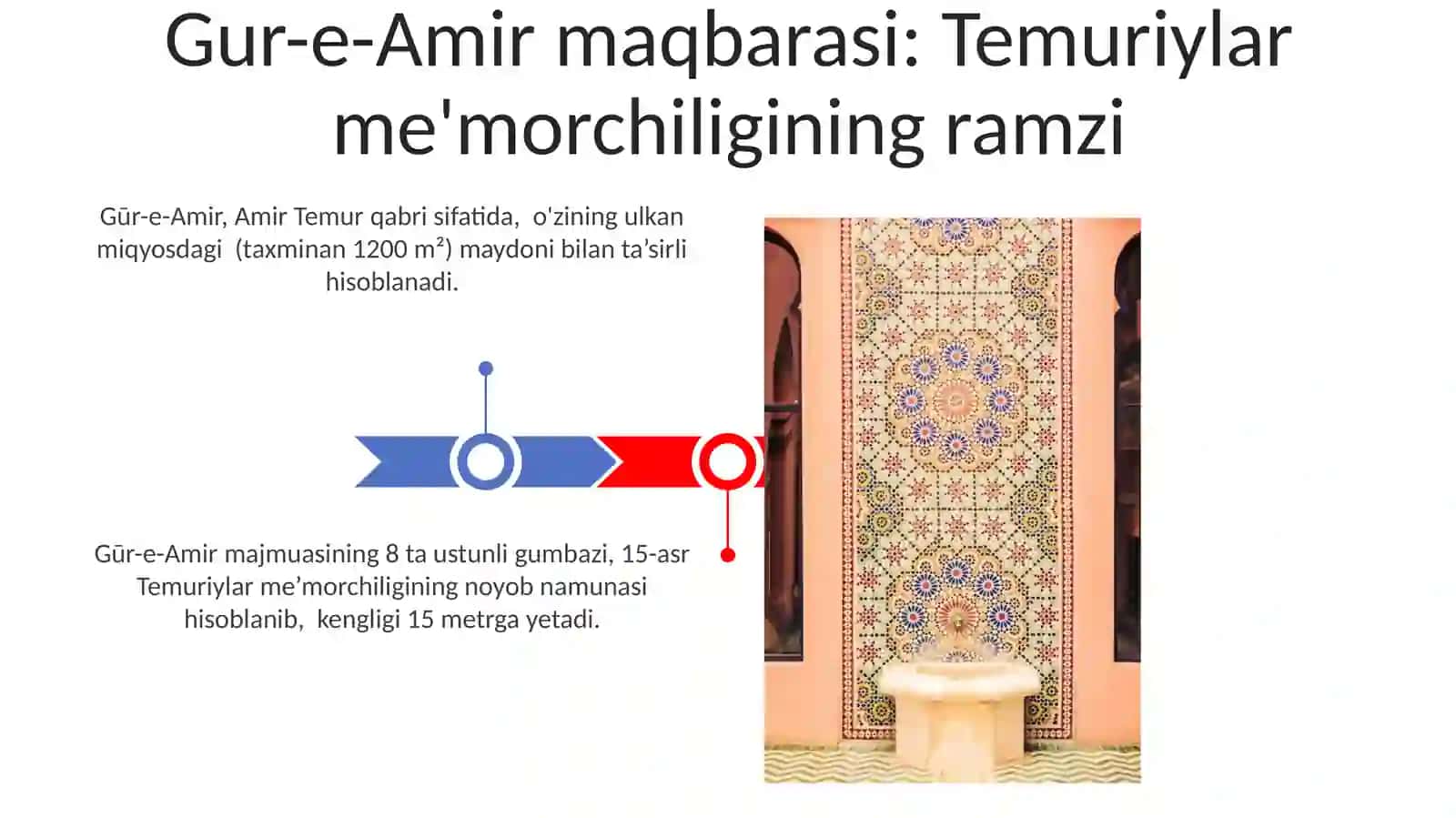 Temuriylar me'morchiligining yirik namunalari 3
