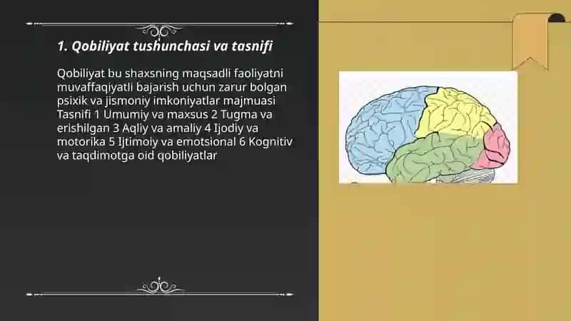 Qobiliyat va uning turlari 3