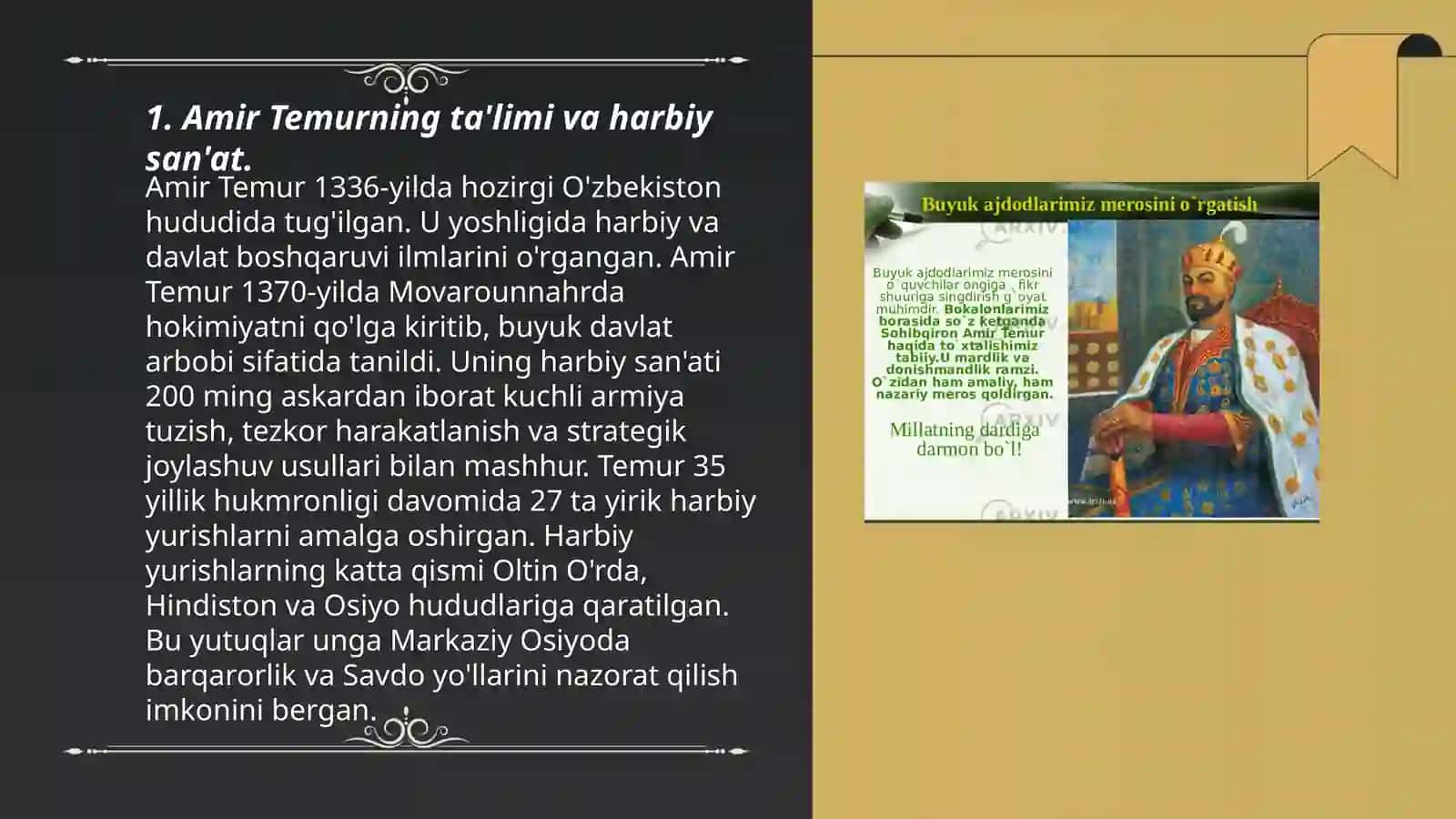 Amir Temurning harbiy yurishlari 3