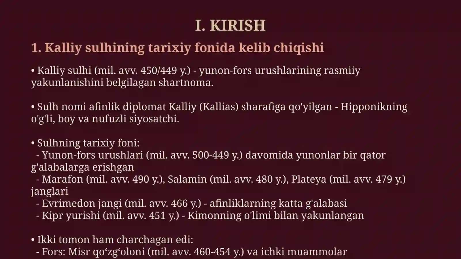 Kalliy sulhining shartlari va ahamiyati 3