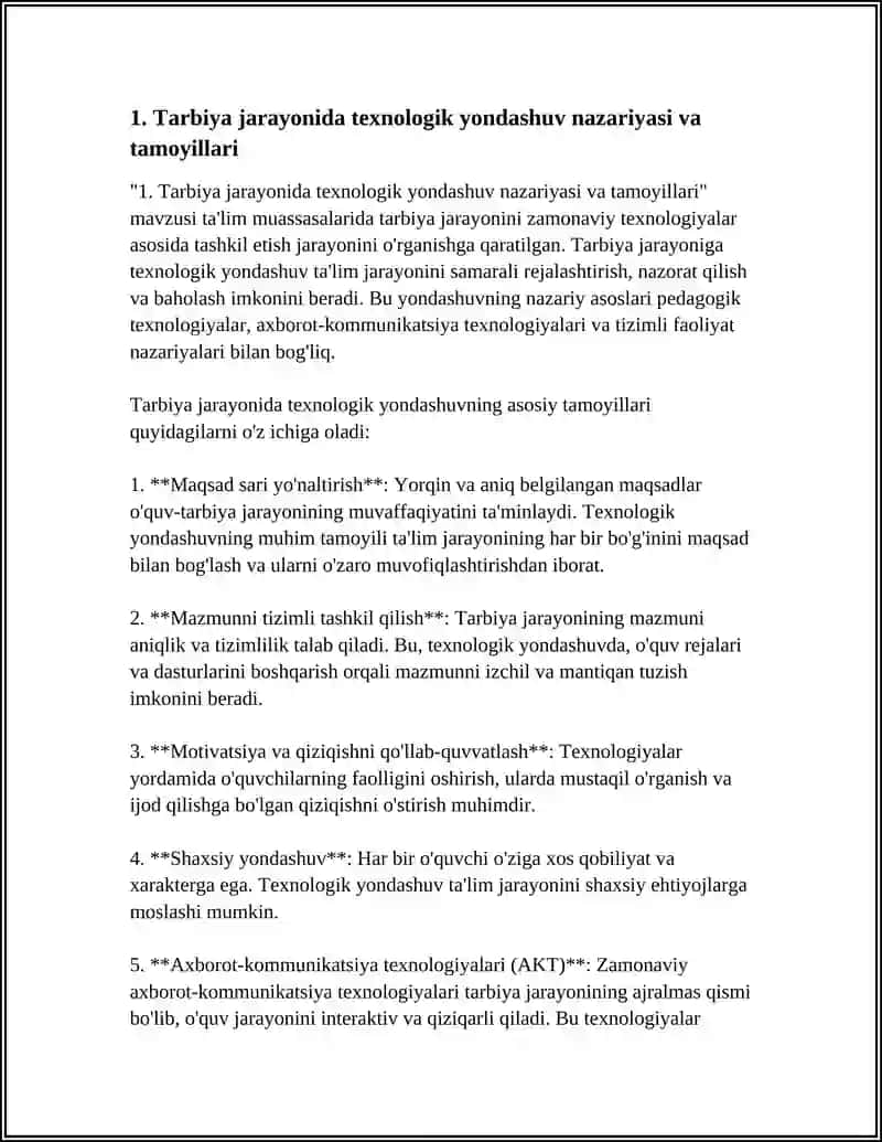 TA’LIM MUASSASALARIDA TARBIYA JARAYONIGA TEXNOLOGIK YONDASHUV VA UNI LOYIHALASH 3