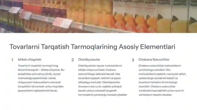 Tovarlarni Tarqatish Tarmoqlarining Xususiyatlari 3