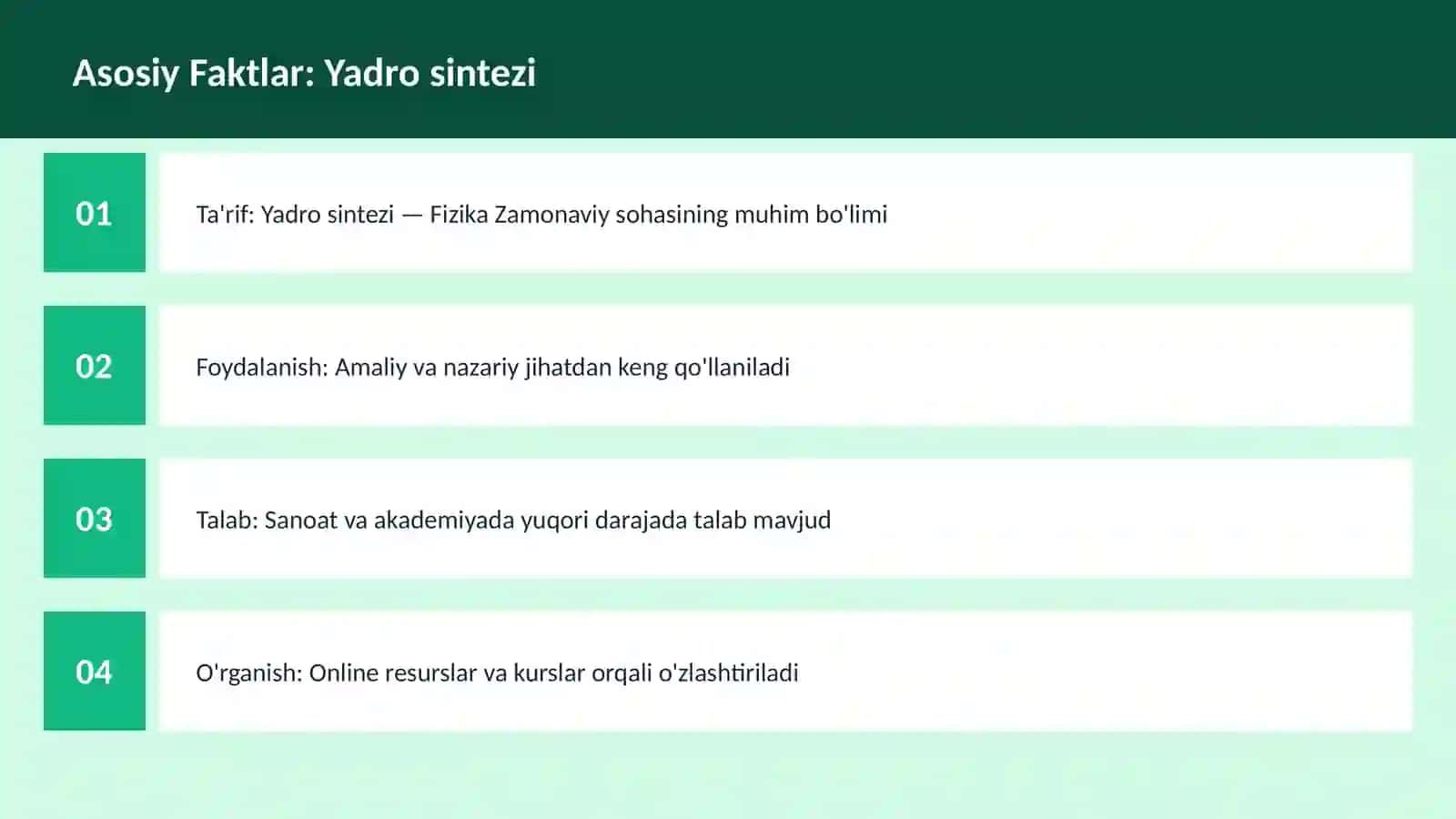 Yadro sintezi 3