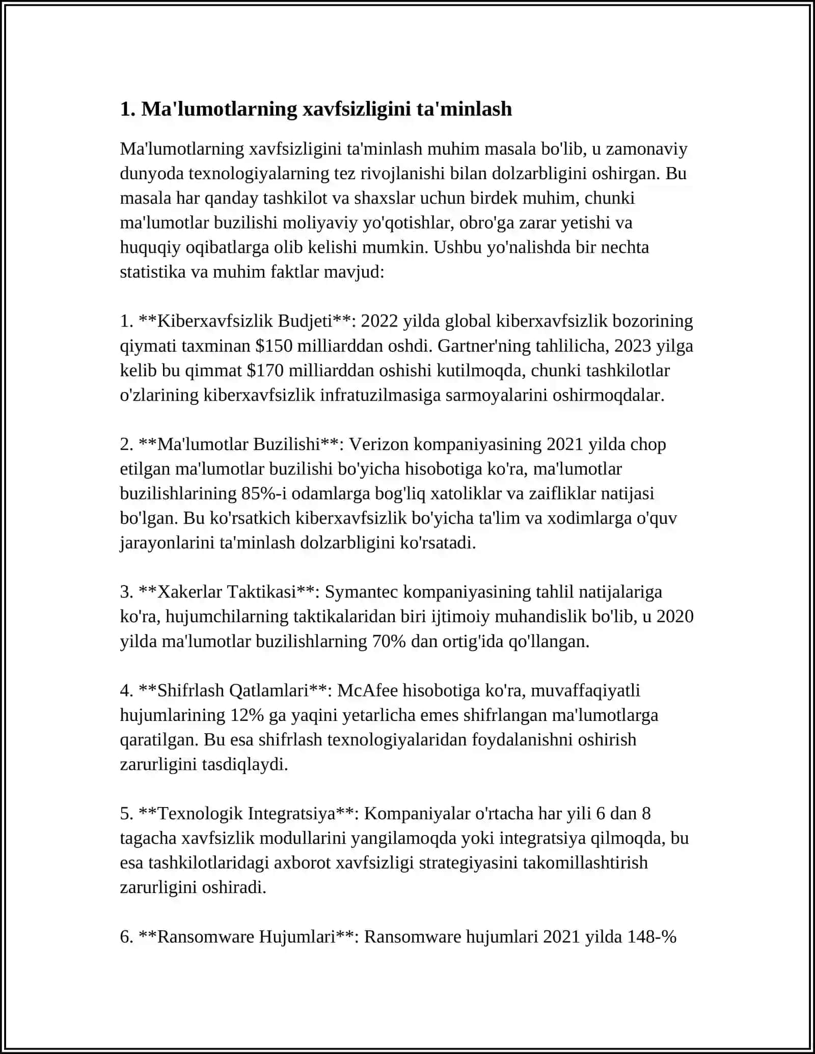 MBBT ACCESS DASTURIDA SO`ROV VA XISOBOTLAR TAYORLASH 3