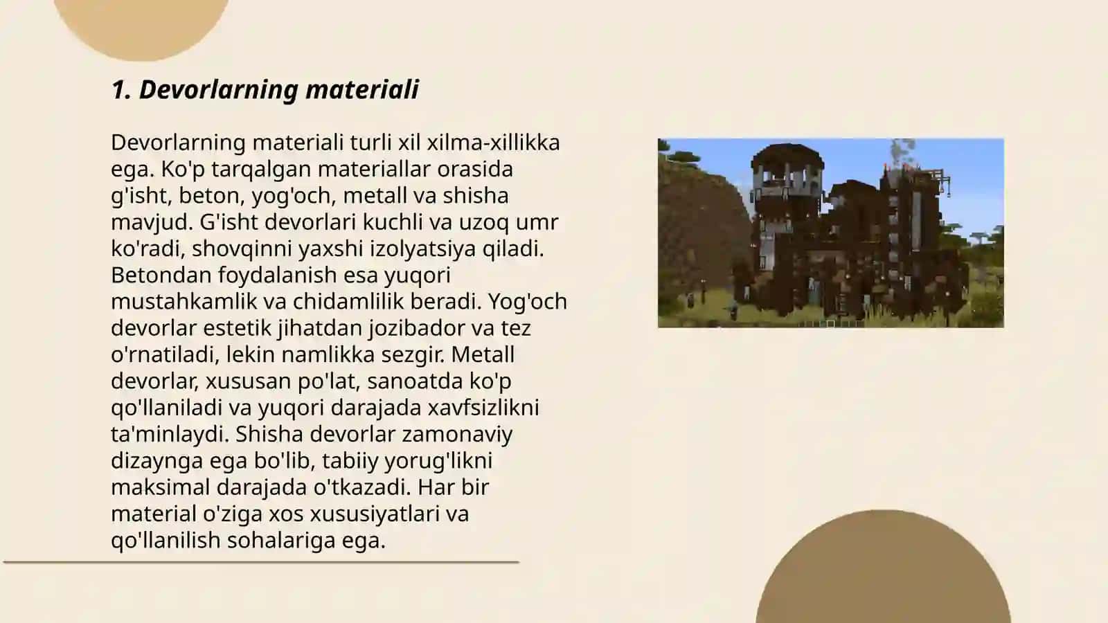 Devorlarning arxitekturaviy-konstuktiv elementlari 3