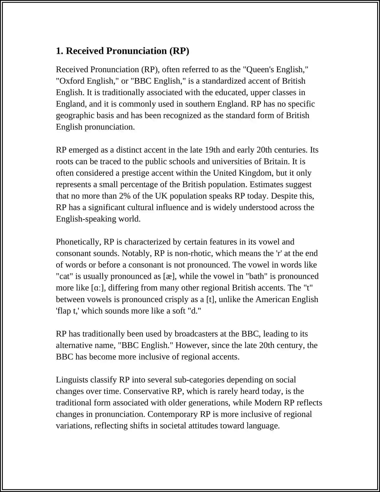 TYPES OF PRONUNCIATION IN ENGLISH PHONETICS 3
