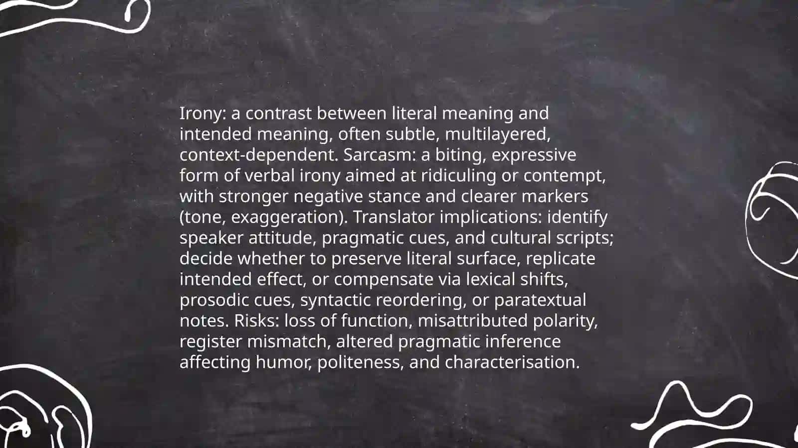 irony and sarcasm in translation: stylistic and pragmatic challange 3