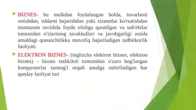 ELEKTRON SAVDO (INTERNET SAVDO) NING RIVOJLANISH XUSUSIYATLARI 3