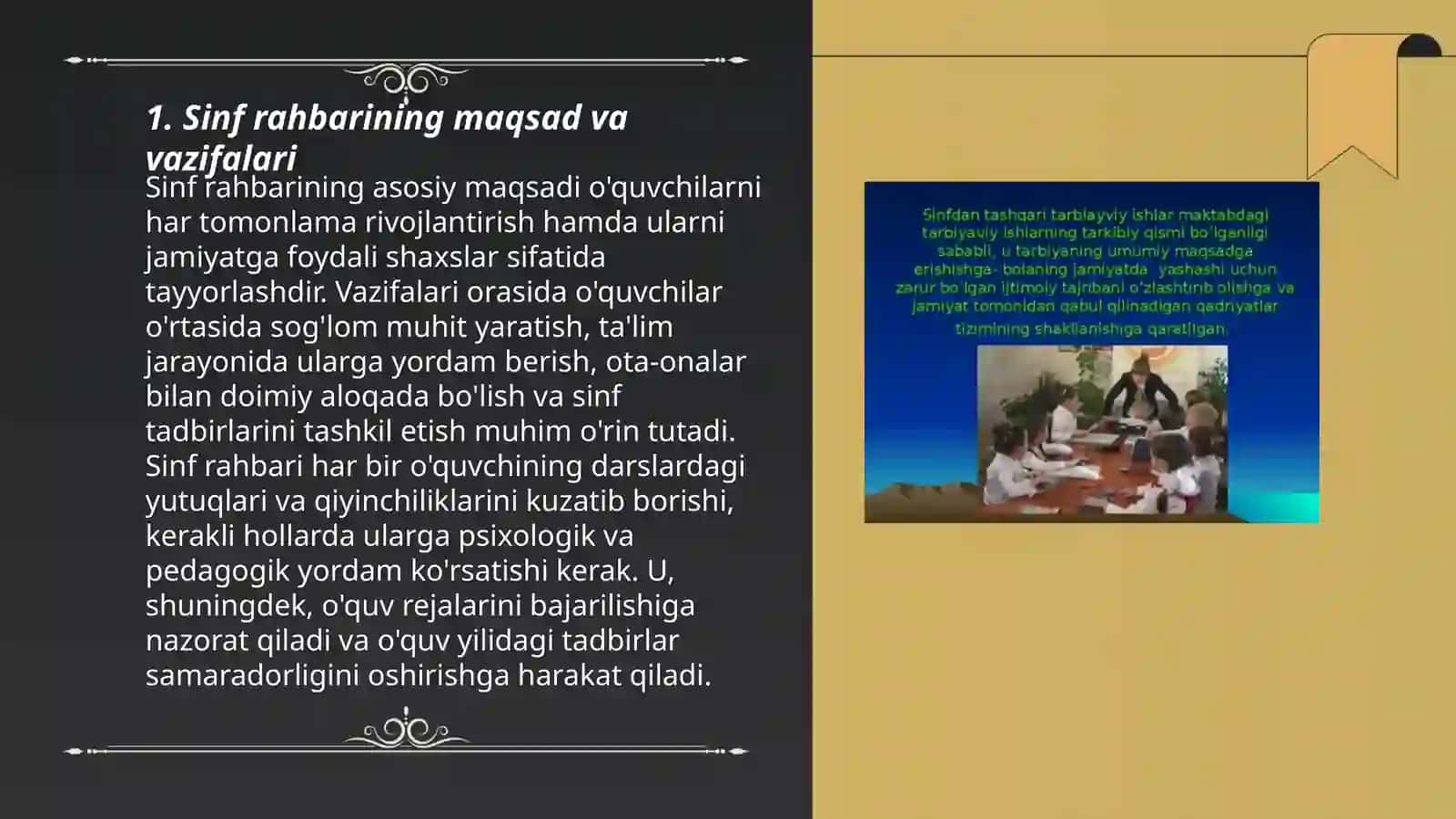 Tarbiyaviy ishlarni tashkil etishda sinf rahbarining o'rni 3