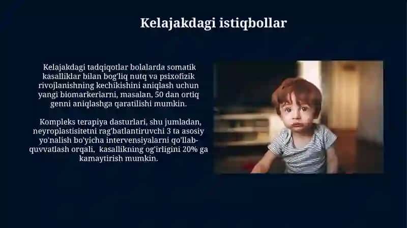 Somatik kasalliklar(psixofizik va nutqning rivojlanish darajasi yoshiga mos kelmaydigan bolalar) 3