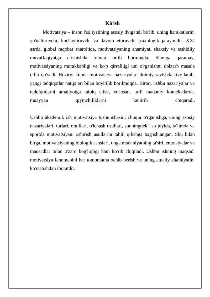 Motivatsiya haqida umumiy tushuncha 3