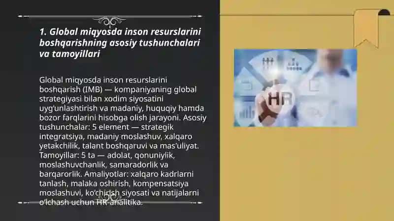 Global miqiyosda inson resurslarini boshqarishning mohiyati 3