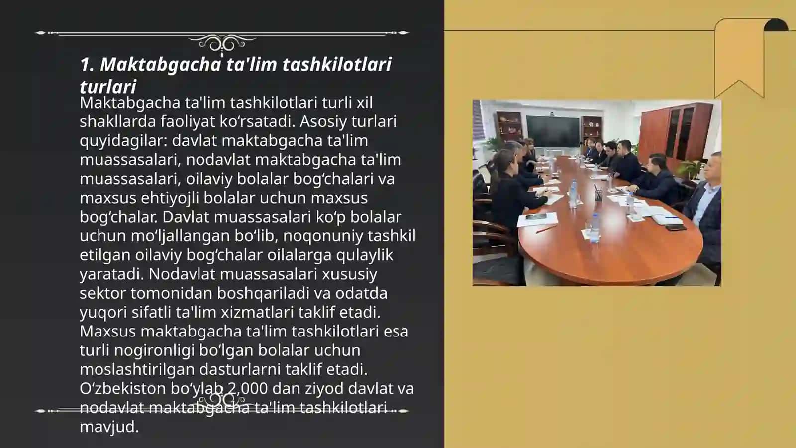 Turli tipdagi maktabgacha ta'lim tashkilotlarini tashkiliy tuzilmasi 3