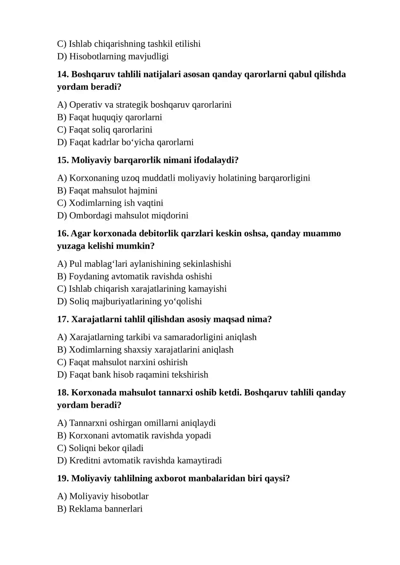 Boshqaruv va moliyaviy tahlil turlarining mohiyati 3