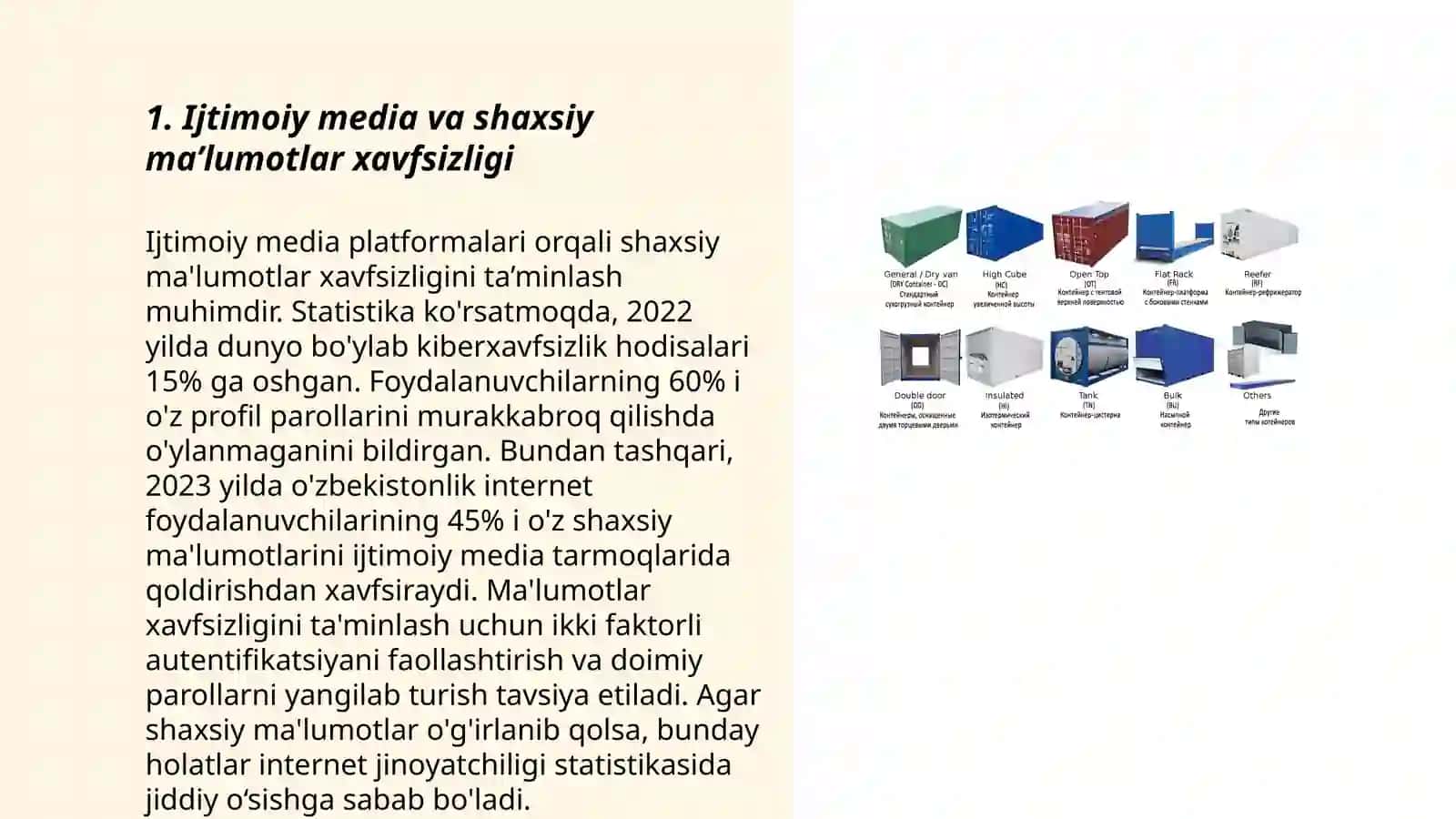 Ijtimoiy media va shaxsiy ma’lumotlar xavfsizligi 3