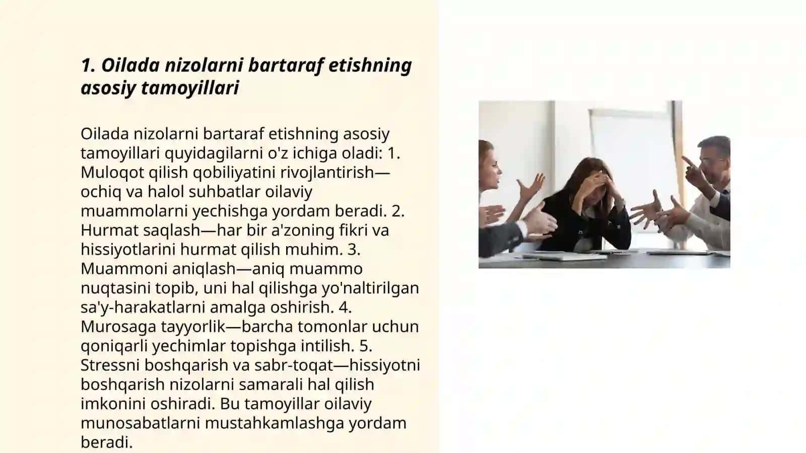 KONFLIKTLI VAZIYATLARNI HAL ETISHDA OILANING ROLI 3