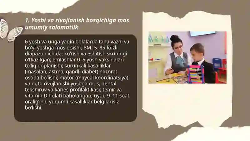 Bolalarni maktabga tayyorgarlik darajasiga qoʻyiladigan minimal talablar 3