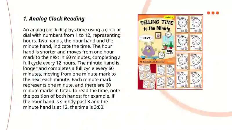 Telling the time 3