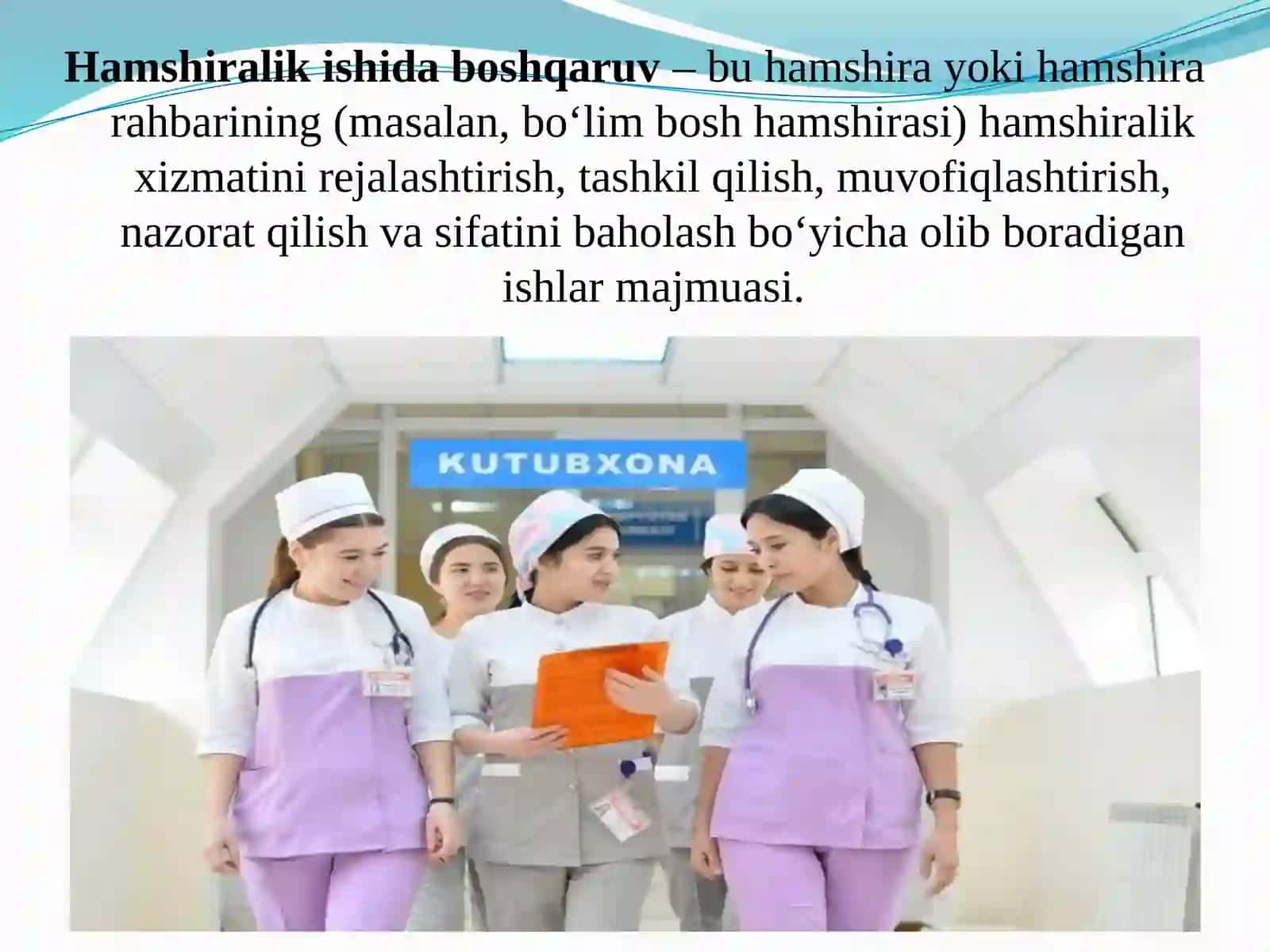 Hamshiralik ishida boshqaruv 3