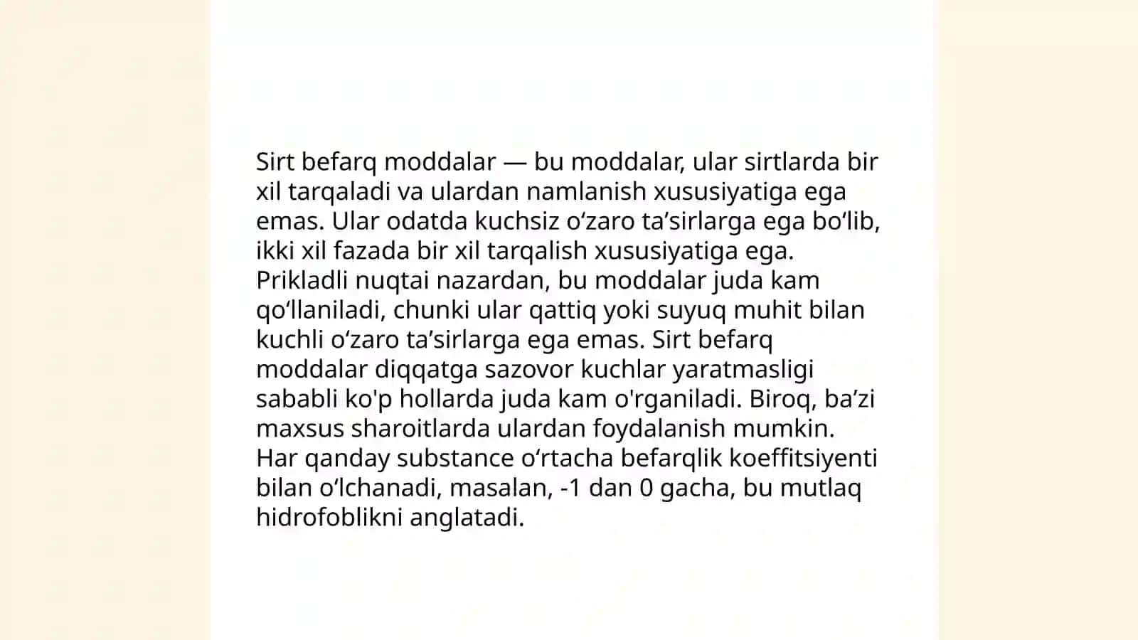Sirt befarq moddalar 3