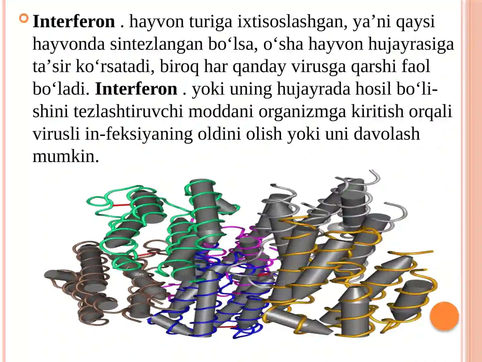 Interferon va Sitokinlar 3