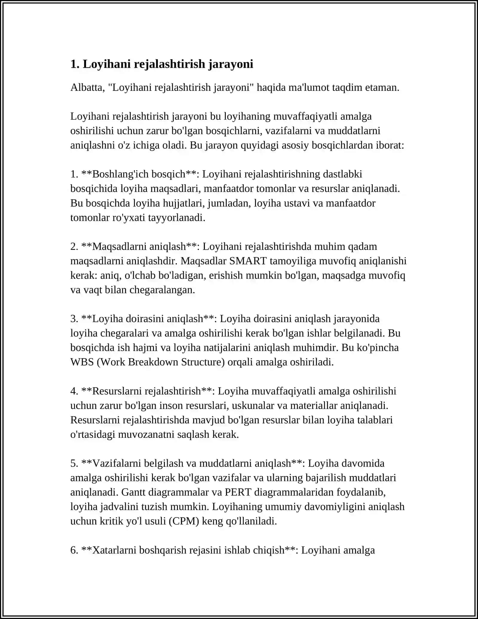 Vertikal Tekislikni Loyihalash 3