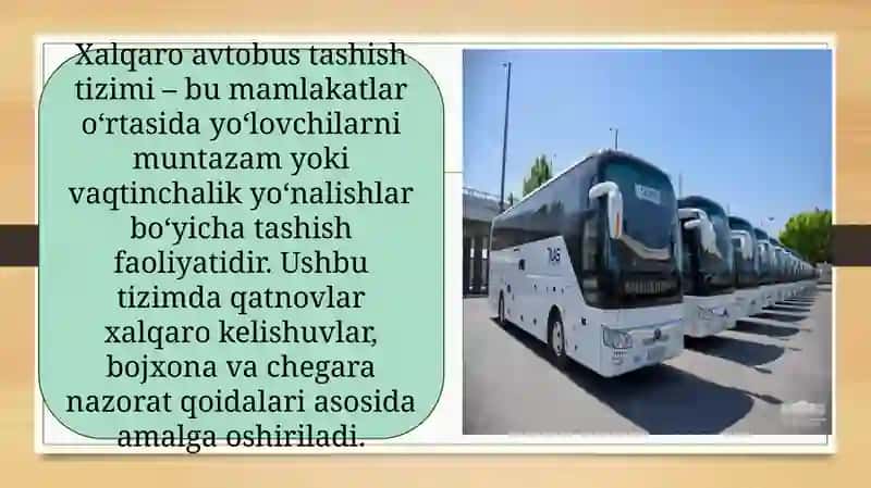 Xalqaro avtobuslar va ularning turlari 3