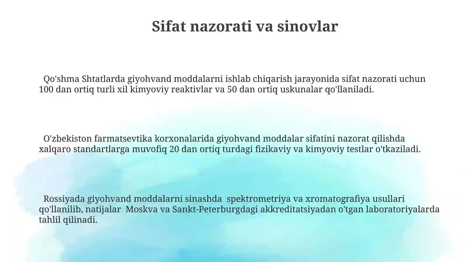 Boğlovchi moddalar ishlab chiqarish jarayoni 3