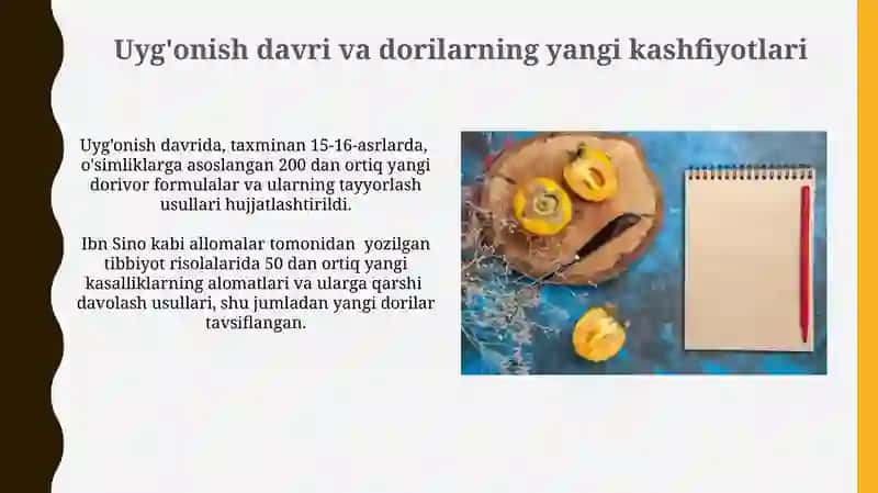 Dorilar retsepti tarixi 3