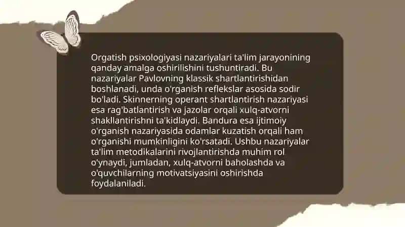 Umumiy Psixologiya Fanidan Taqdimot Ishi 3