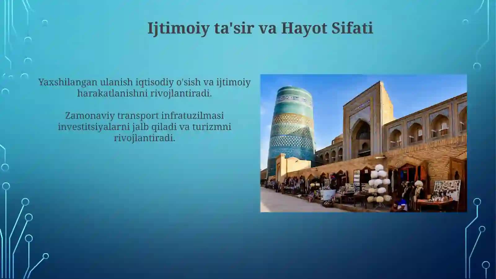 O'zbekistonning Geosiyosiy Ambitsiyalari: Zamonaviylashtirilgan Infratuzilma 3