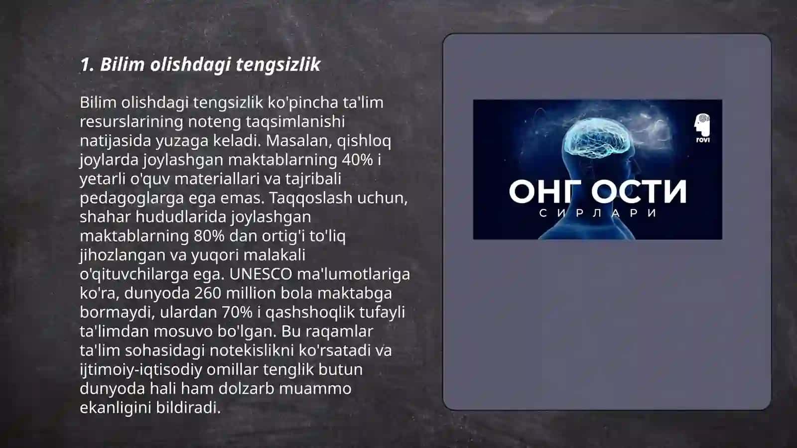 Ong taraqiyoti va ongsizlik 3