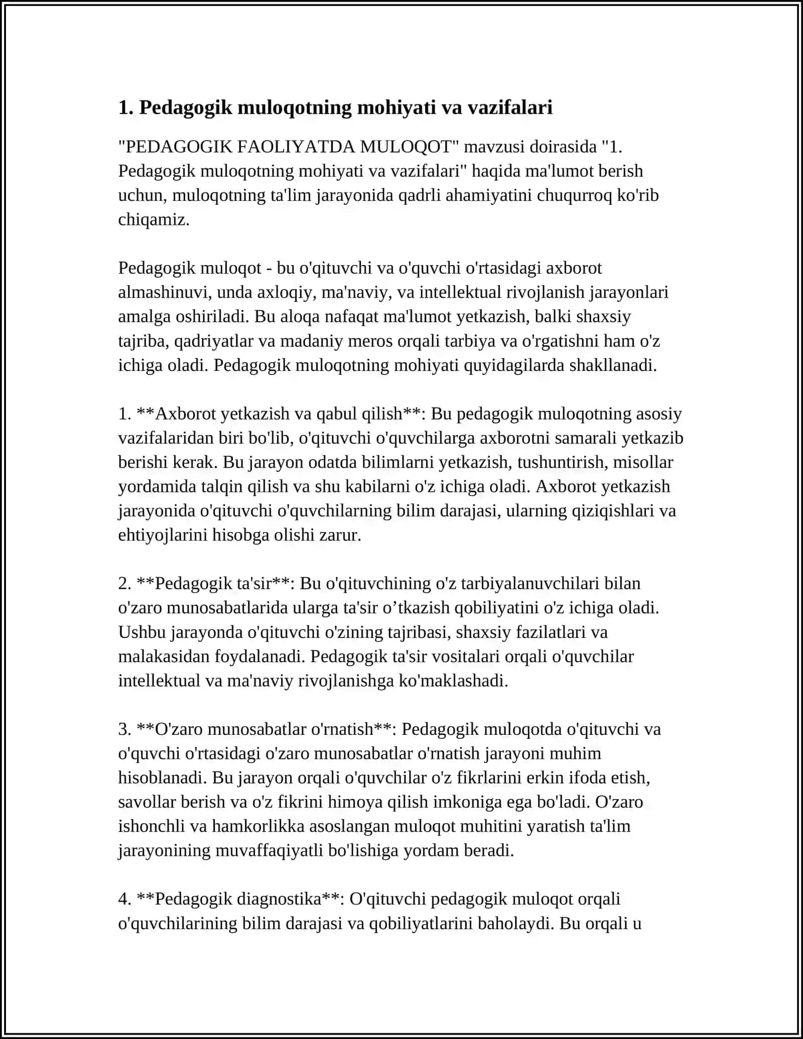 PEDAGOGIK FAOLIYATDA MULOQOT 3