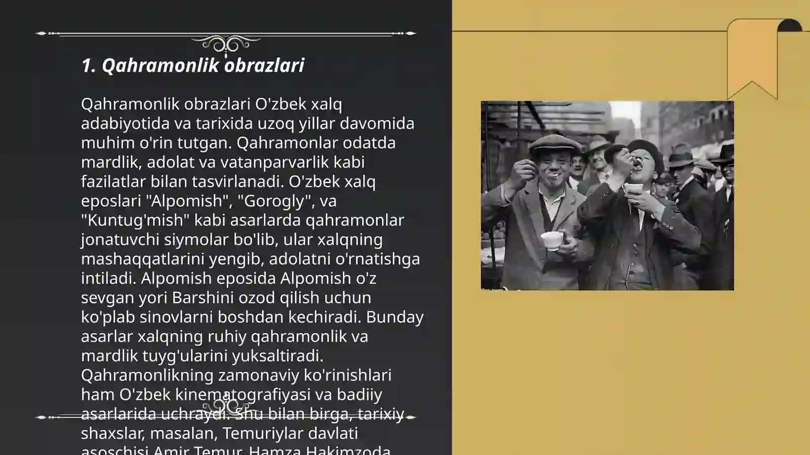 Qahramonlik obrazlari 3