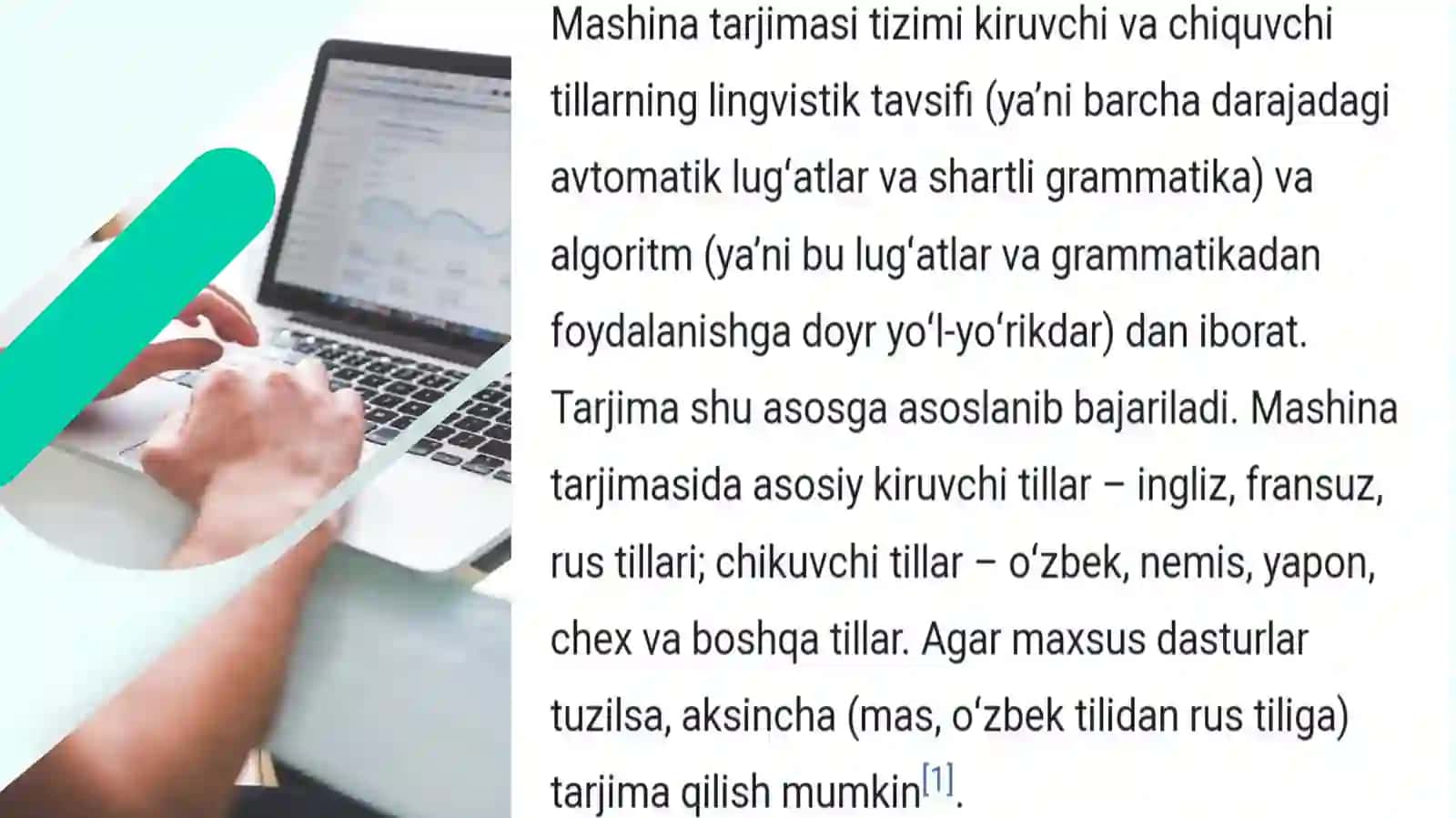 Qoidaga asoslangan mashina tarjimasi texnalogoyasining algoritimini yaratish 3