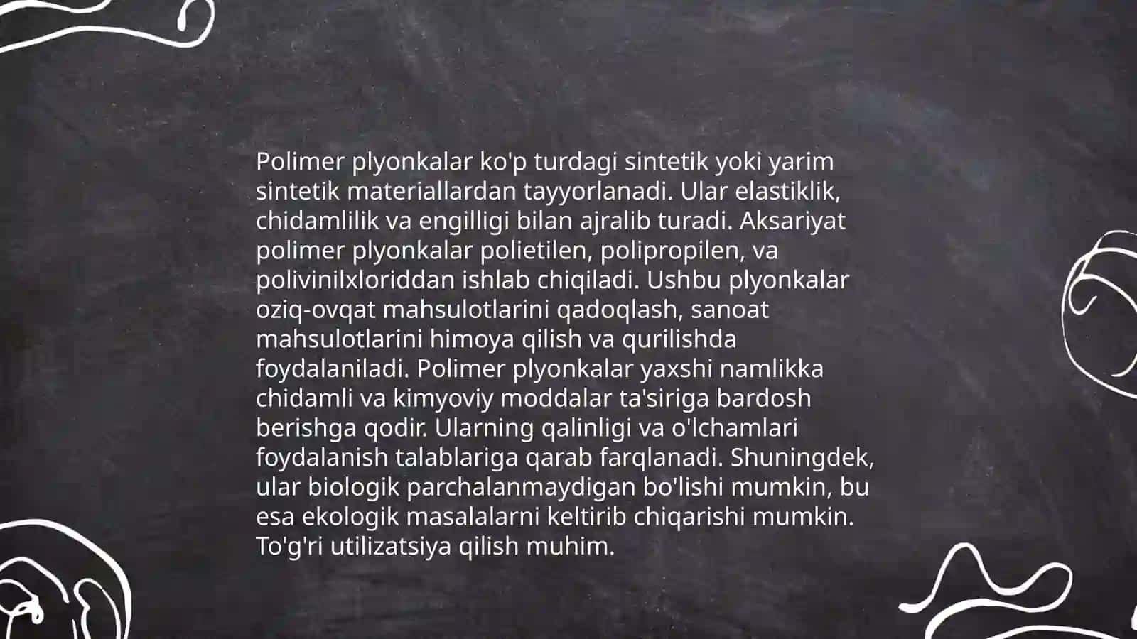 Polimerli plyonkalar va ularning turlari 3