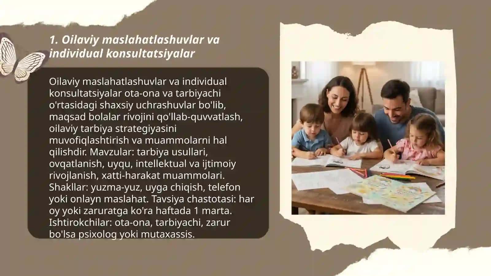 Maktabgacha taʼlim tashkilotlarining oila bilan olib boriladigan ish shakllari 3