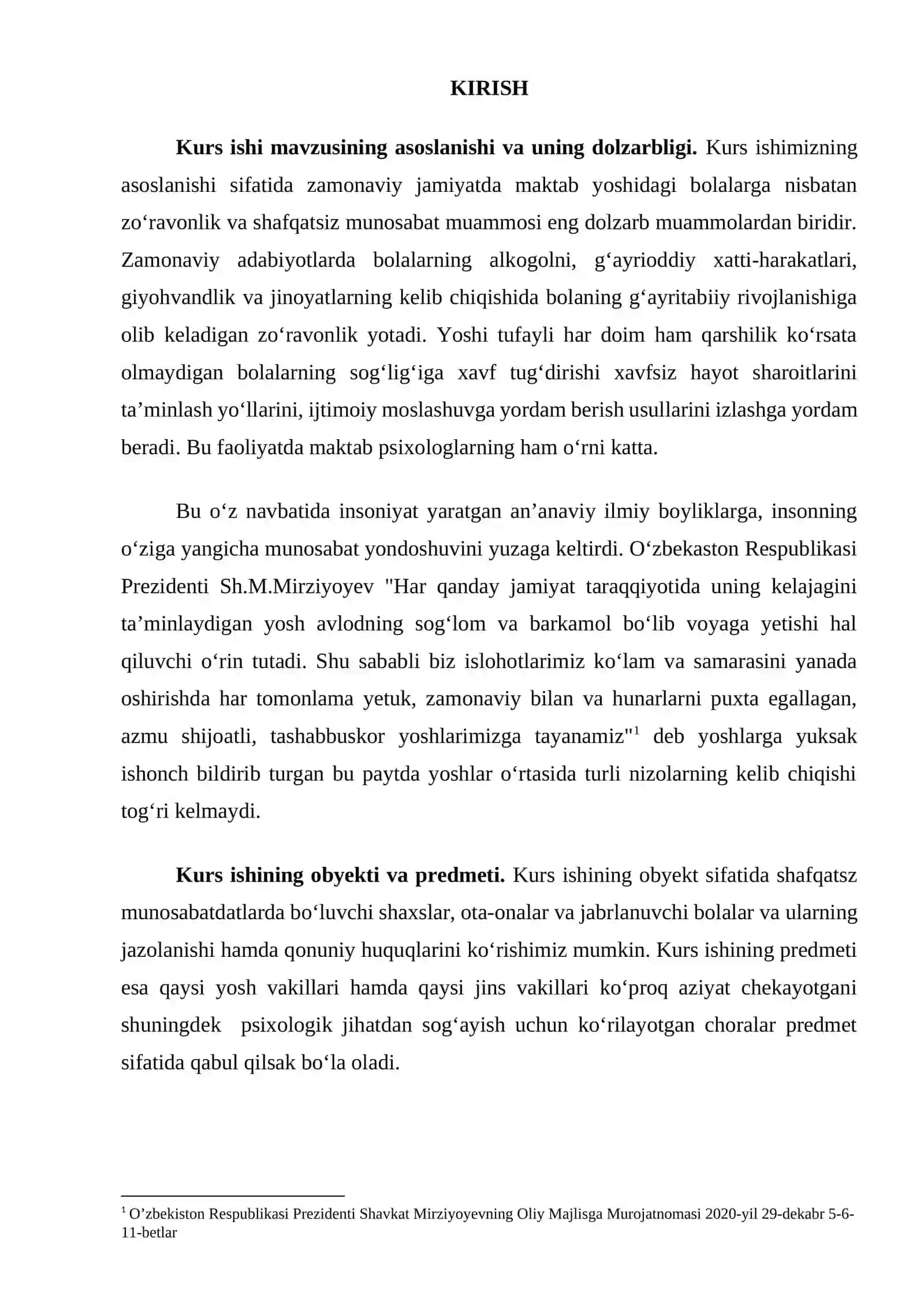 Bolalarga nisbatan shavqatsizlikning ijtimoiy diagnostikasini o‘tkazish xususiyatlari 3