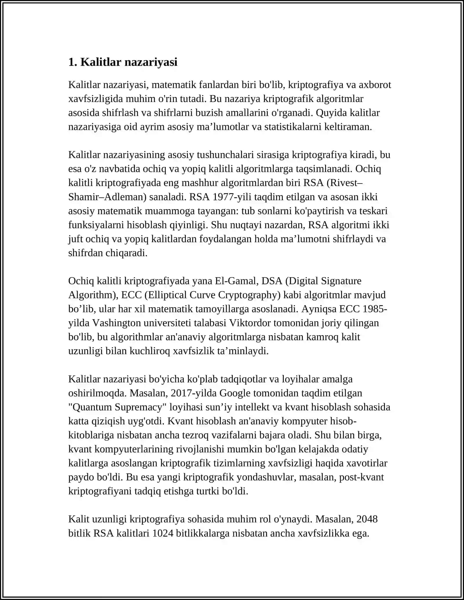 KEYS STADI USULINING O'ZIGA XOS XUSUSIYATLARI 3
