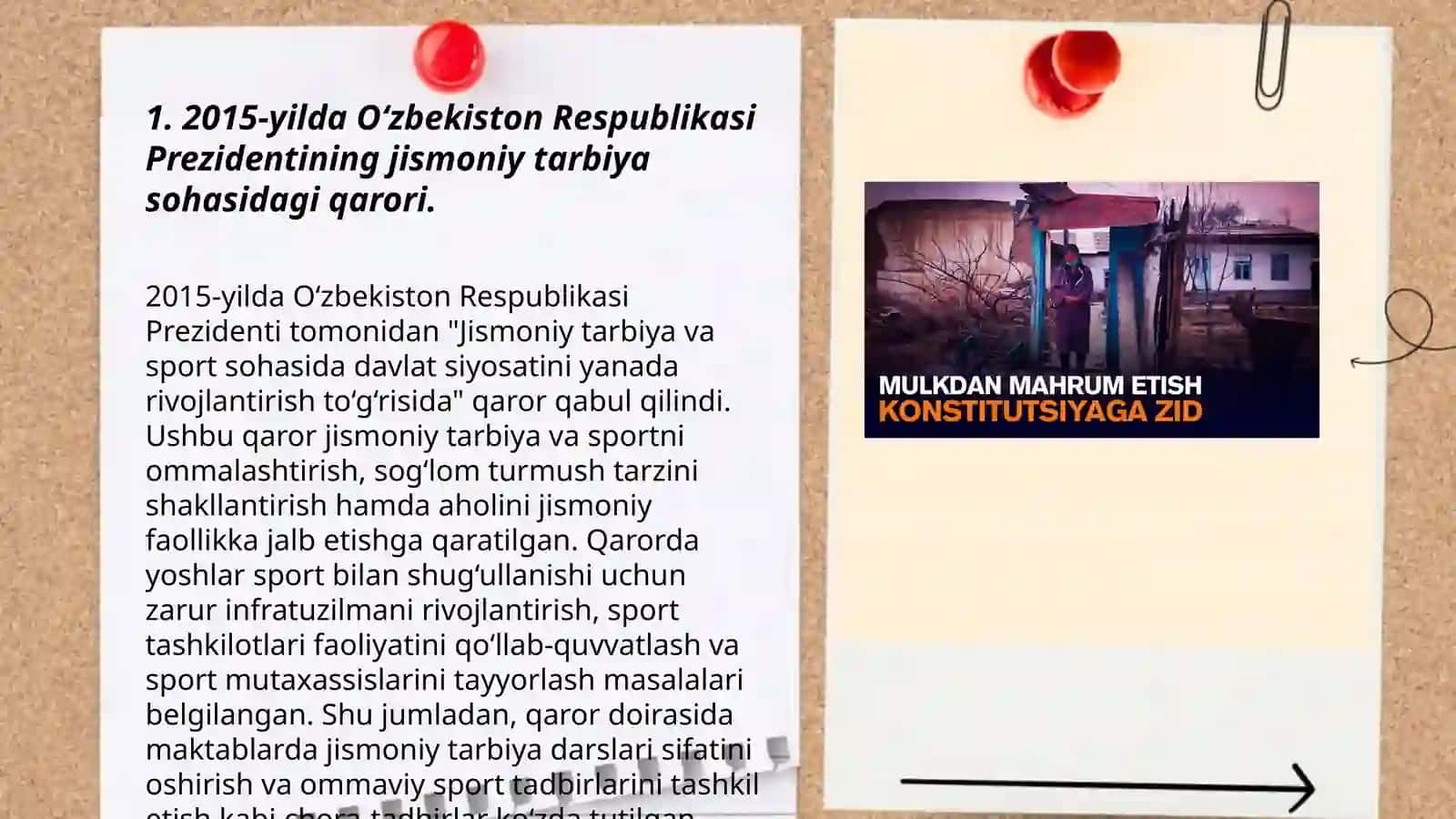 O'zbekiston Respublikasi Prezidentining Jismoniy Tarbiya Tog'risidagi Qarorlari 3