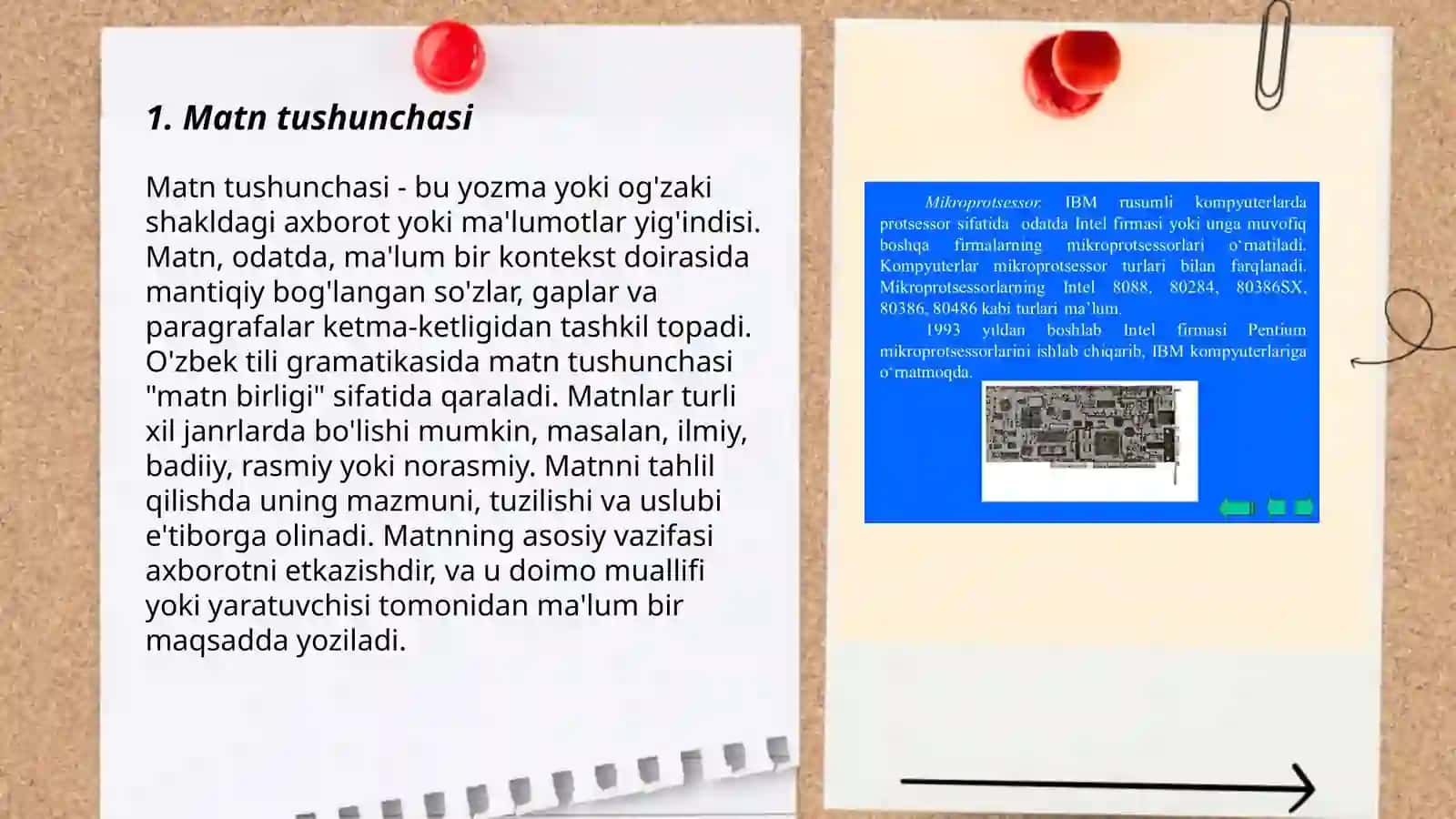 Matn va uning turlari.Mikro matn va makro matn 3