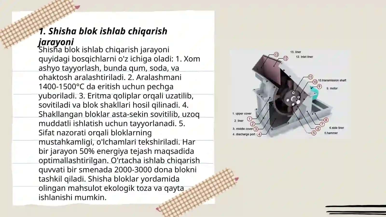 Shisha blok ishlab chiqarish 3