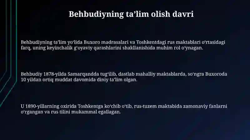 Mahmudxo'ja Behbudiyning hayoti va ijodi 3