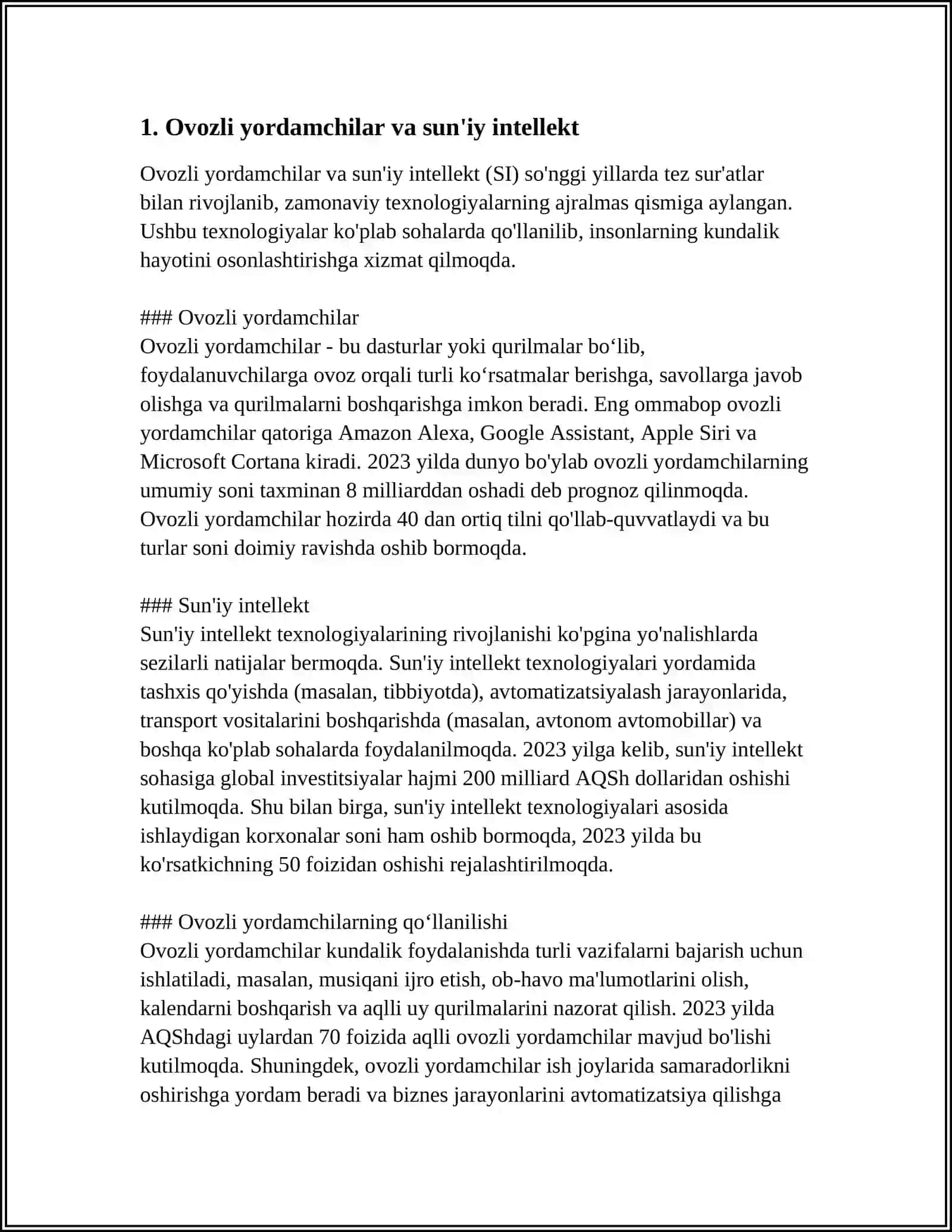 ZAMONAVIY RAQAMLI TEXNALOGIYALAR:GADJET,BUYUMLAR INTERNETI,SIMSIZ INTERNET,3D BOSMA TEXNALOGIYALAR 3