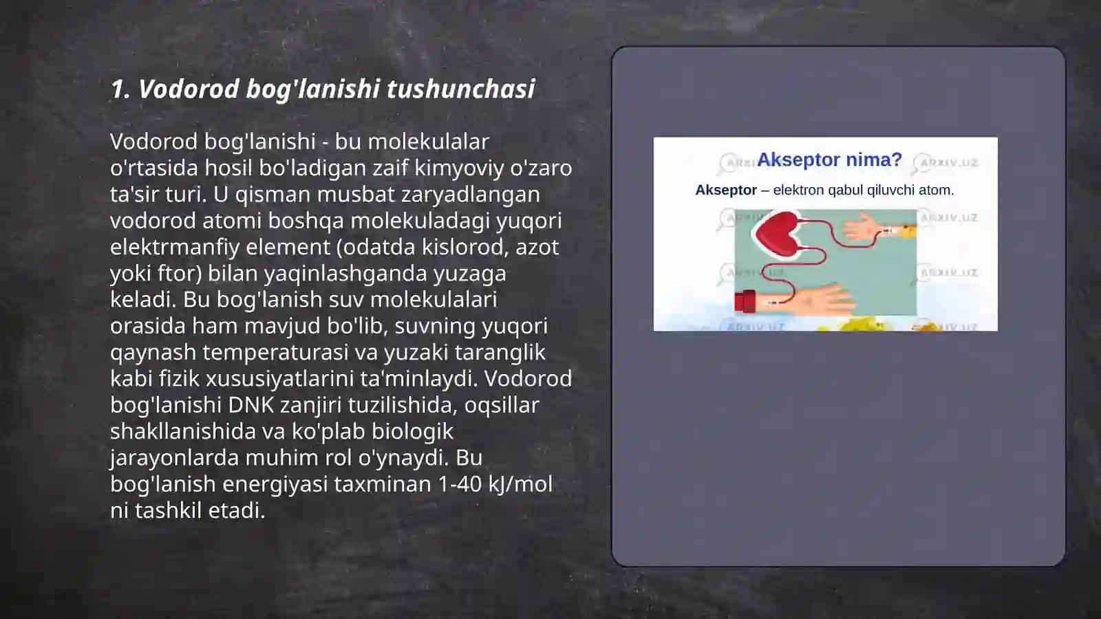 Vodorod bog’lanishli kristallar 3