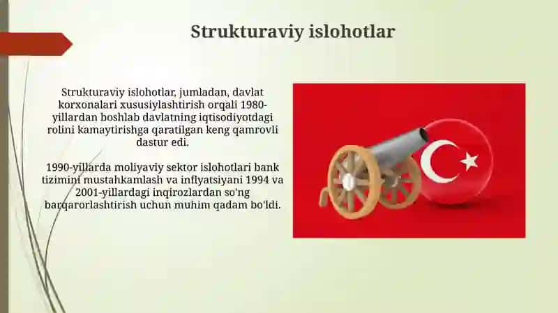 Turkiya iqtisodiy siyosati 3
