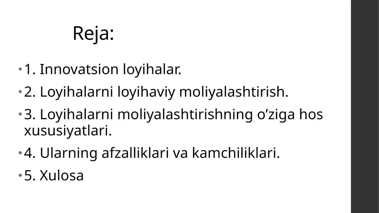 Innovatsion loyihalar 3