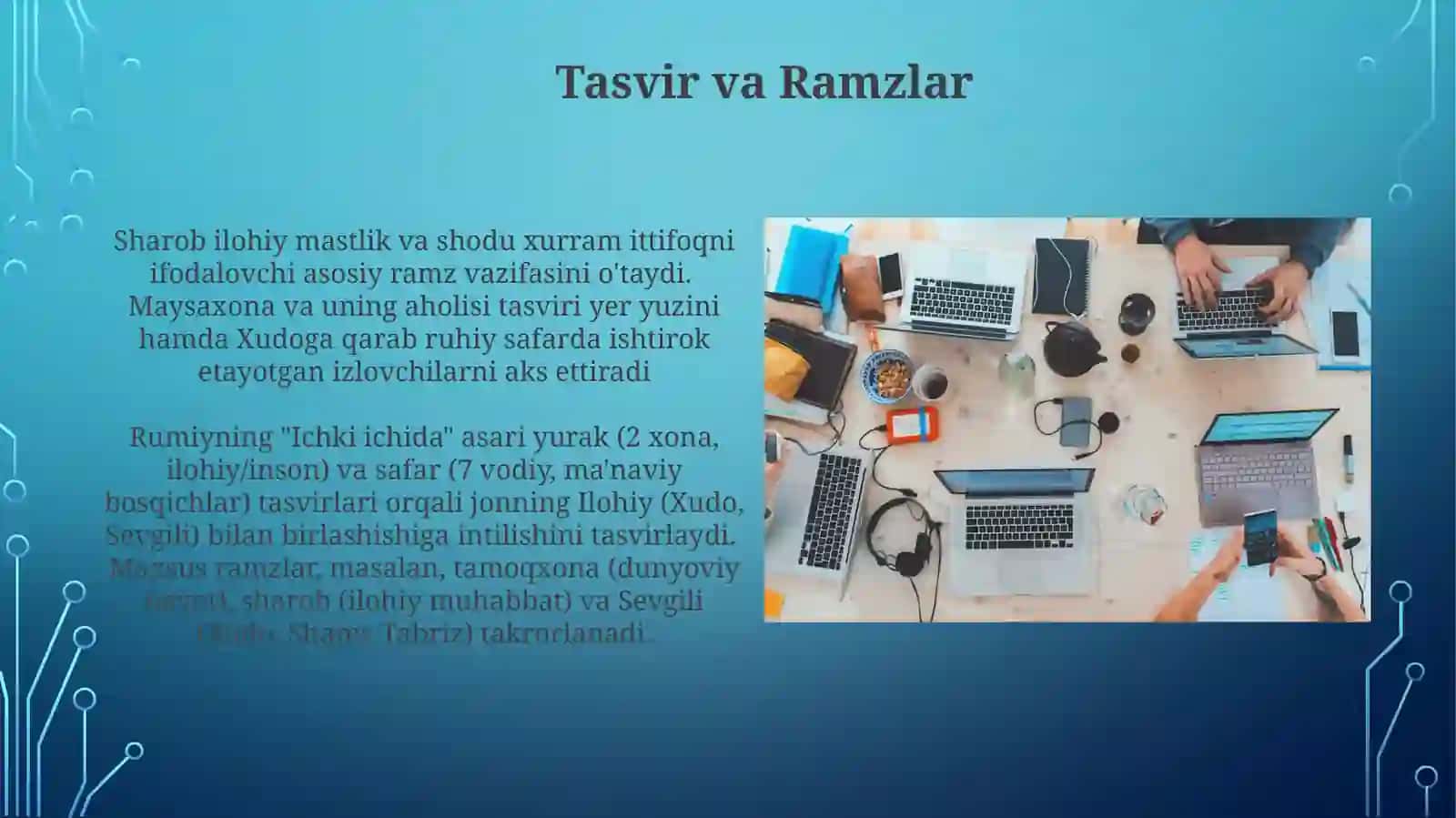 Jaloliddin Rumiyning ,,Ichindagi ichindadir'' asari haqida 3